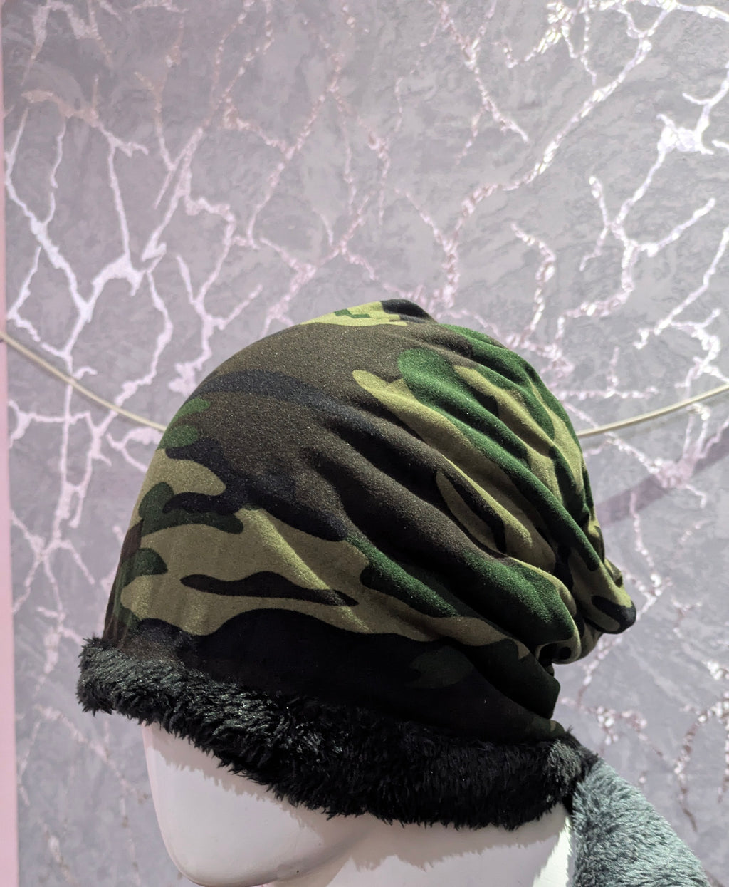 "WinterShield™ Fleece-Lined Knitted Hat & Neck Warmer Set"