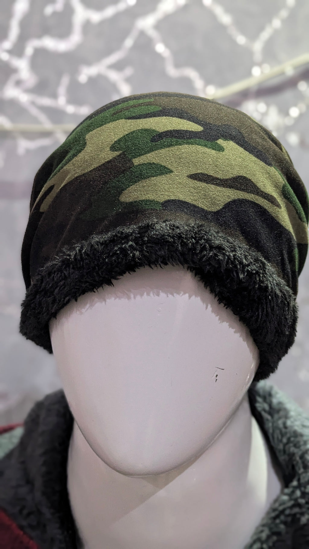 "WinterShield™ Fleece-Lined Knitted Hat & Neck Warmer Set"