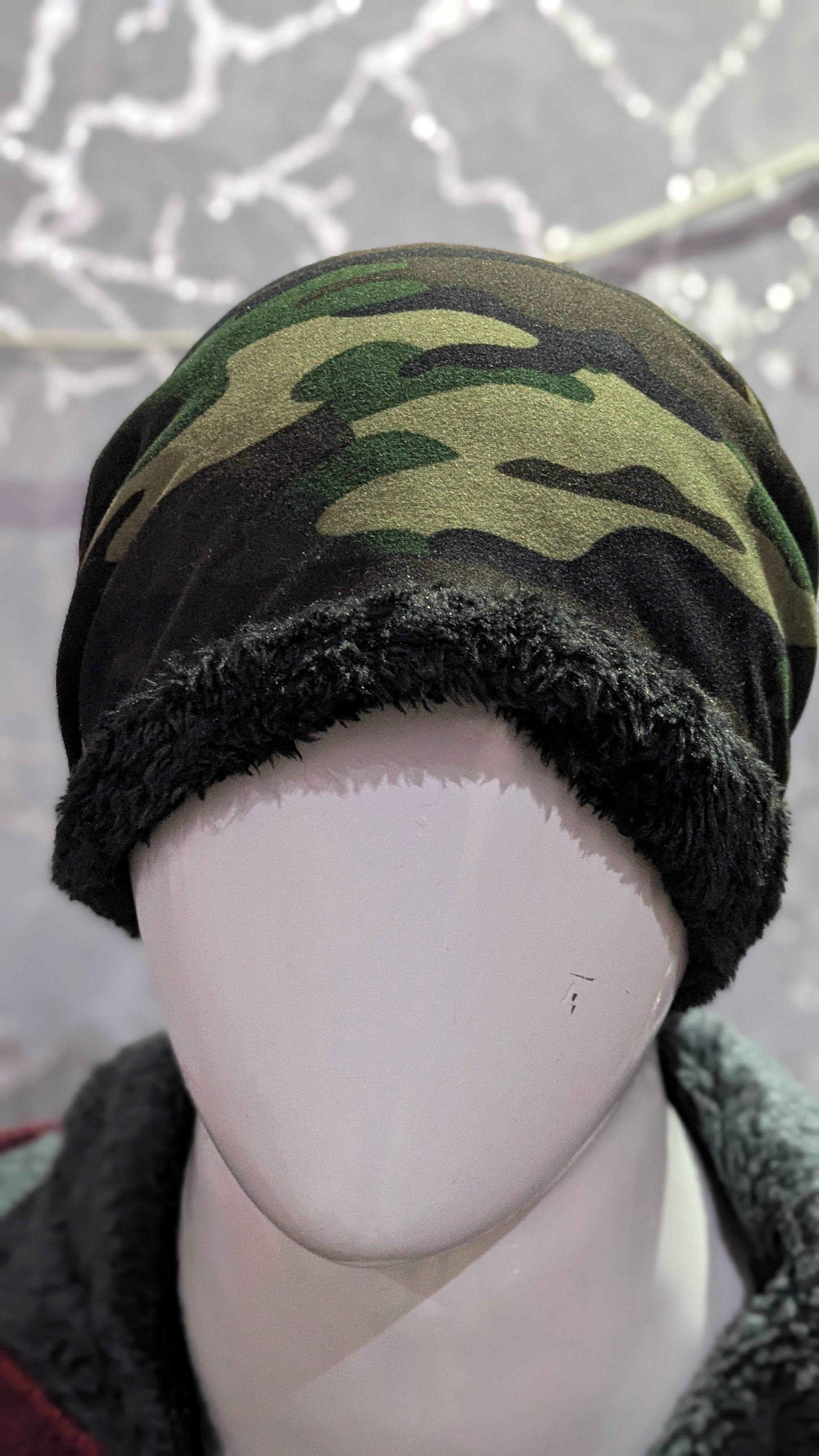 "WinterShield™ Fleece-Lined Knitted Hat & Neck Warmer Set"